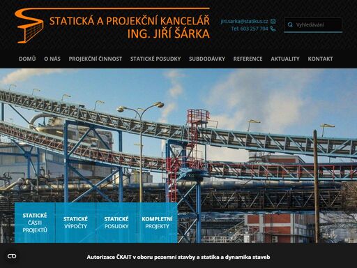 ing. jiří šárka zajišťuje kompletní projekty, projekty domů, statické části projektů, průzkumné a diagnostické práce.