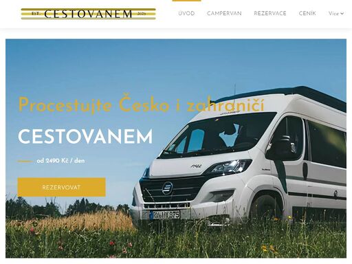 pronajměte si karavan v tišicích nedaleko prahy. komfortní a plně vybavený campervan pro vaši svobodu cestování. rezervujte snadno online!