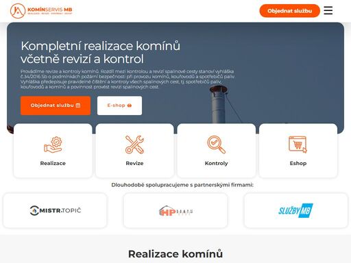 kompletní realizace komínů na klíč, odborné poradenství, specializovaný eshop, široký výběr, rychlé dodání.