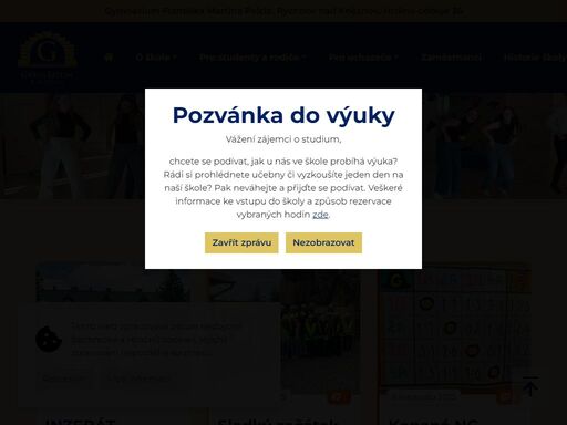 gymnázium františka martina pelcla v rychnově nad kněžnou poskytující středoškolské vzdělání s maturitou.