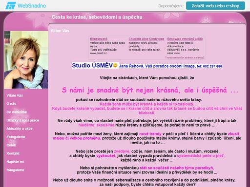 kosmetické poradenství a líčení