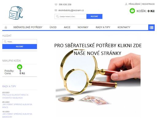 školní a studentské batohy pro malé a velké školáky. topgal, belmil, bagmaster, walker. veškeré školní potřeby. potřeby pro sběratele známek, mincí a dalších. hobby potřeby pro výtvarné a zručné umělce.