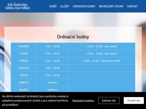 sháníte orl - ušní, nosní, krční v české lípě? ordinace doktora průška je zde pro vás, přijďte k nám, vaše zdraví je pro nás nejdůležitější!