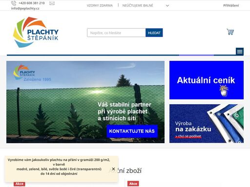 nabízíme sortiment zakrývacích plachet s oky, vagónových plachet, stínících sítí na ploty. zasíláme vzorky zdarma! krycí a stínící plachty mají různá využití.