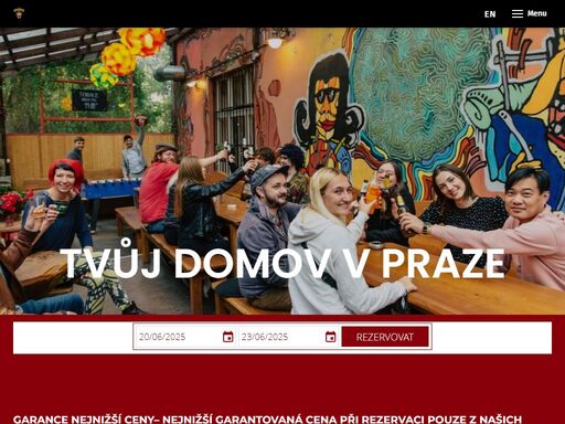 hostel elf - levné ubytování v centru prahy pro školní skupinu nebo výlet do prahy. bufetová snídaně. dvoulůžkový pokoj pro pdagogy zdarma.