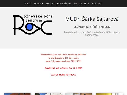www.ocniambulance-sarkasajtarova.cz