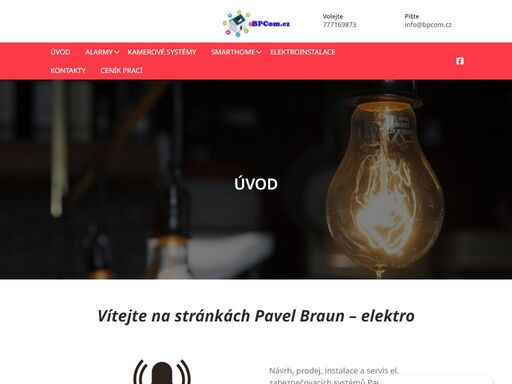 elektroinstalace, elektrikář, elektrikářské práce, alarmy, kamerové systémy, smarthome knx, revize
působíme: praha, domažlice, plženský kraj, středočeský kraj