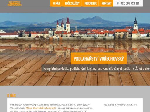 podlahářství, přípravy podkladů, stěrkování, pokládka pvc podlahových krytin a linolea, pokládka bytových a objektových koberců, renovace dřevěných podlah.