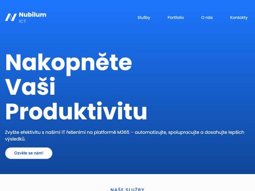 zvyšte produktivitu a online úspěch s našimi it řešeními. poskytujeme webový design, aplikace microsoft 365, digitální marketing a branding pro vaše podnikání.