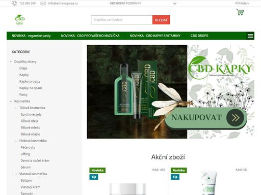 nakupte cbd kapky a konopnou vlasovou kosmetiku značek extravaganja, pharma hemp, dr. kent a mikka. nejlepší výběr a kvalita na trhu.