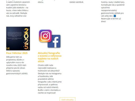 cateringové služby