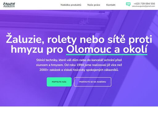 žaluzie, rolety nebo sítě proti hmyzu. ochraňte váš dům nebo do kancelář před sluncem a hmyzem. přijedeme, zaměříme a namontujeme. více než 2000+ realizací.