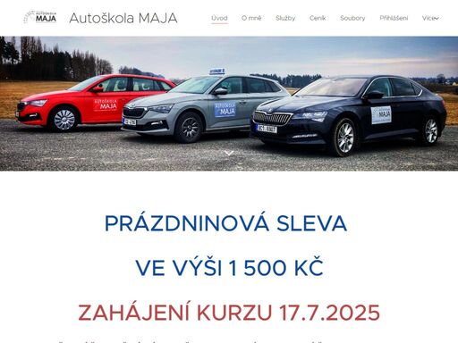 přihlášky přijímáme přes webový formulář, telefonicky, emailem.