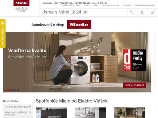 spotřebiče miele jsou synonymem pro kvalitu, spolehlivost a zároveň i šetrnost provozu. udělejte si radost novým kouskem z našeho e-shopu.