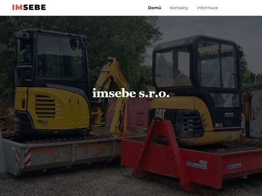 titulní stránka se všemi potřebnými informacemi