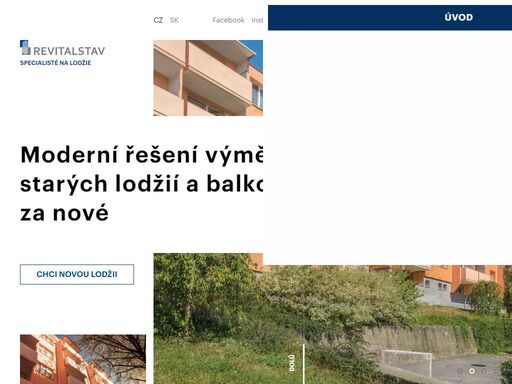 specialista na lodžie revitalstav s.r.o. vyrábí a montuje předsazené betonové lodžie pro panelové a cihlové domy - revital system