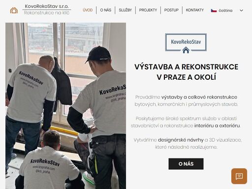 výstavby, přístavby a nadstavby; renovace a rekonstrukce bytů, domů a komerčních prostor v praze a okolí na klíč. interiér a exteriér. stavební firma kovorekostav s.r.o.
