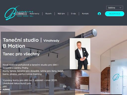 pohybové a taneční studio na vinohradech, studio b motion | yoga, gymnastika, tanec