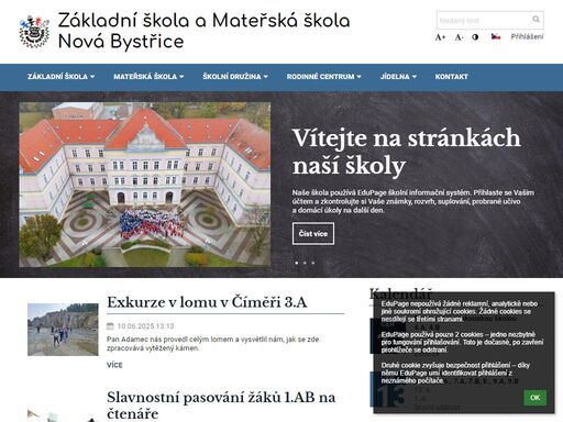 základní a mateřská škola  nová bystřice