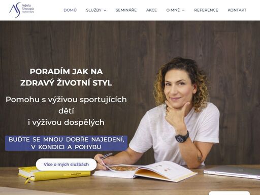 poradím jak být zdravější a v lepší kondici. pomohu s výživou dospělých i s nastavením optimálního stravování sportujících dětí a mládeže.