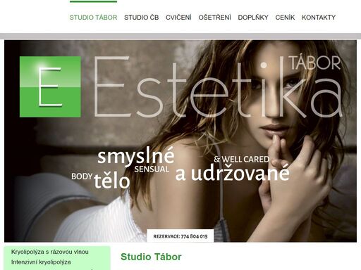 estetické a laserové centrum v jižních čechách, táboře, českých budějovicích. fitness cvičení pro ženy v táboře. laserová trvalá a bezbolestná epilace v českých budějovicích. 