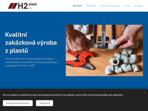 kvalitní zakázková výroba z plastů