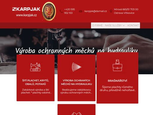 šití krytů a stříšek pro zahradní nábytek, pergoly, altány houpačky, vozíky. výroba ochranných měchů na hydraulické válce, ochranných manžet, rukávců na hydrauliku, ostrava.