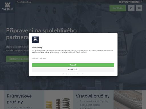 alcomex, váš partner pro technické pružiny a vratové pružiny. různé rozměry, vysoká kvalita a dostupné přímo ze skladu.