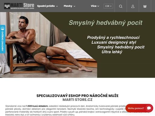 luxusní pánské spodní prádlo a pánské plavky: slipy, boxerky, trenky, tanga i jocks. kvalitní materiál, designové zpracování a komfort při nošení. prádlo s funkcí plavek i push up efektem. všechno skladem a připraveno k okamžitému odeslání.