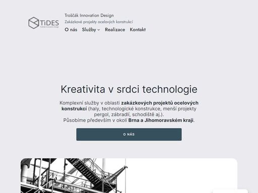komplexní služby v oblasti zakázkových projektů ocelových konstrukcí (haly, technologické konstrukce aj.) v brně a jmk.