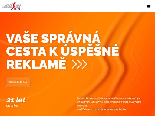 vaše správná cesta k úspěšné reklamě, poskytujeme plný servis v oblasti reklamy a propagace.
