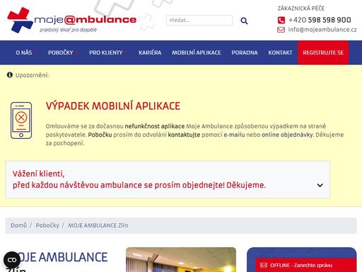 moje ambulance – největší síť ordinací praktických lékařů pro dospělé v čr. 12hodinová ordinační doba, online registrace i objednávka, hrazeno ze zp. 