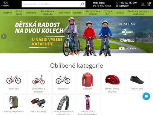 vaše staré kolo už dosloužilo a vy se ohlížíte po novém, nebo jste úplný cyklistický nováček? tady jste správně. máme pro vás jízdní kola pro každou příležitost – vybírejte, porovnávejte a nestyďte se zeptat. se vším vám rádi poradíme, ať do toho s námi můžete pořádně šlápnout.