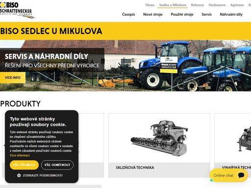 biso schrattenecker sedlec - traktory, zemědělské stroje, zemědělská technika - to jsou obory, kterým se věnujeme. u nás dostanete legendární značky jako laverda, maschio gaspardo nebo kverneland.