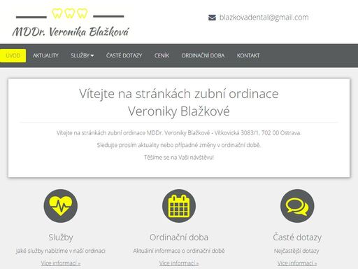 veronika blažková - zubní ordinace ostrava