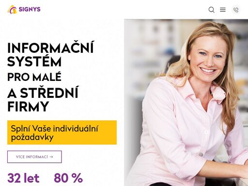 informační systém pro efektivní a spolehlivé zpracování obchodních, finančních a výrobních agend ve vaší firmě. vyzkoušejte nezávazně informační systém signys na svých datech a převezměte kontrolu nad procesy ve své společnosti.
