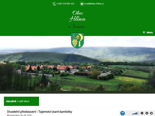 obec hlína u ivančic