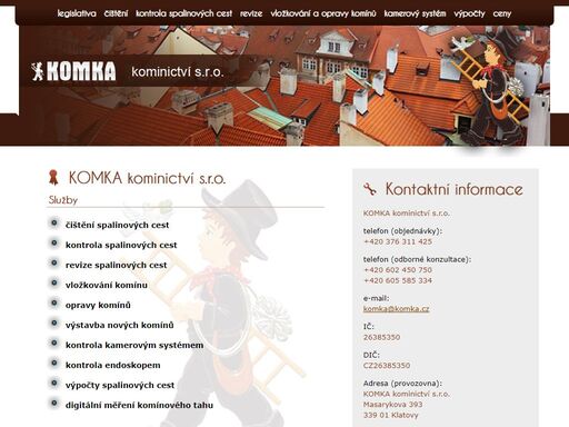 komka kominictví s.r.o.