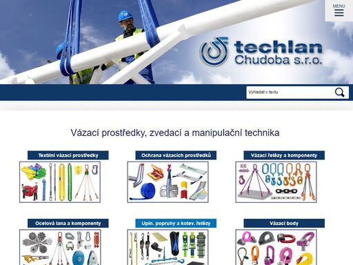 dodáváme manipulační techniku, vázací prostředky pro jeřáby, smyčky, popruhy, upínače, svěrky, řetězy, ocelová lana, magnety, kladkostroje, hydraulické zvedáky. dále dodáváme traverzy, třmeny, háky, ochranné návleky a rohy, kladky, zvedací body. nabí