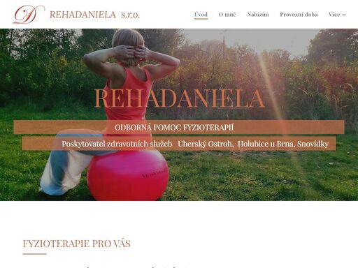 vítejte na stránkách rehadaniela s.r.o.