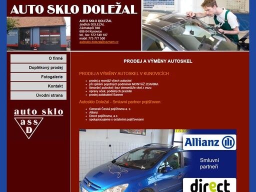 zabýváme se prodejem a montáží autoskel. provádíme opravy oček a podélných prasklin.