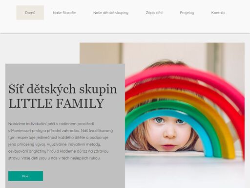 dětská skupina, montessori, biozahrada, individuální přístup, vzdělávání v souvislostech, angličtina, síť dětských skupin