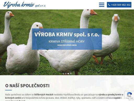naše společnost se sídlem ve stříbrných horách nedaleko havlíčkova brodu se specializuje na výrobu a prodej krmiv a krmných směsí pro hospodářská zvířata (prasata, skot, drůbež, králíky), ryby, spárkatou zvěř a ostatní zvířata v sypké i granulované formě.