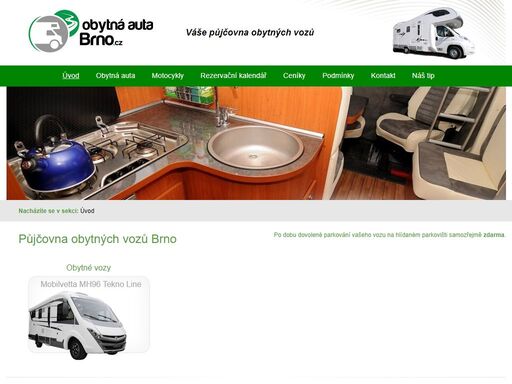 půjčovna obytných vozů brno
