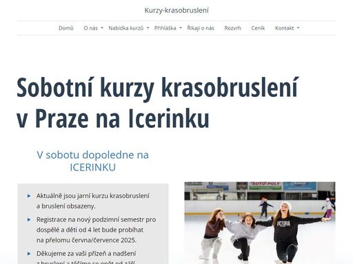 ? aktuální informace ? co vás u nás čeká a nemine ? bruslení ? krasobruslení ? rozcestník