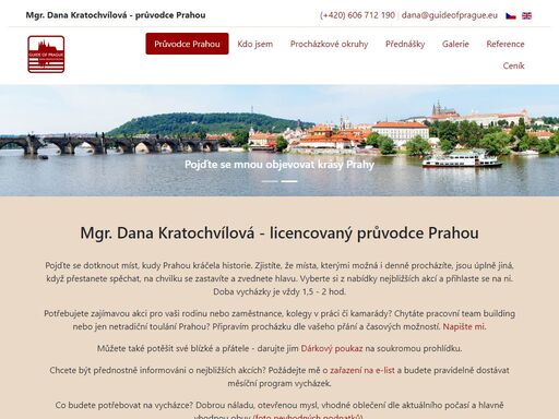 procházky prahou s profesionálním průvodcem