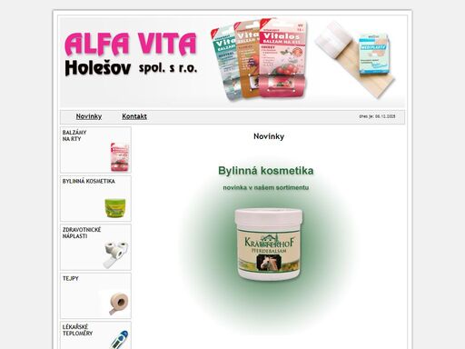 alfa vita holešov, lékárny, zásobování, vitalos, chemopharma, geratherm, kelvin, mediplast, tiskárna, obchod alfa vita holešov - zdravotnické zásobování lékáren.