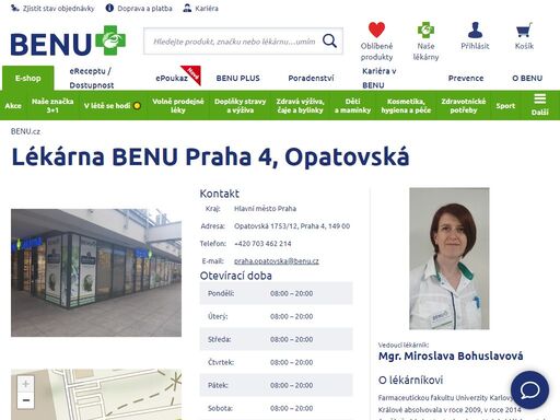 farmaceutickou fakultu univerzity karlovy v hradci králové absolvovala v roce 2009, v roce 2014 úspěšně získala atestaci v oboru veřejné lékárenství. v lékárnách pracovala již během studií, takže za svoji profesní kariéru prošla všemi pozicemi v lékárně. od roku 2018 pracuje jako vedoucí lékárník v…