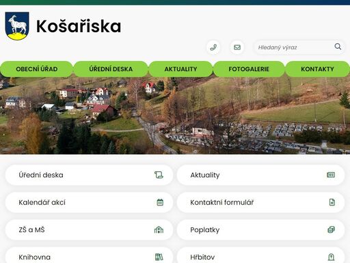 obec košařiska