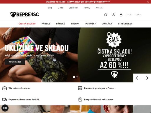 oficiální eshop se spodním prádlem a oblečením české značky repre4sc. nejoblíbenější pánské boxerky a trenky v čr.
